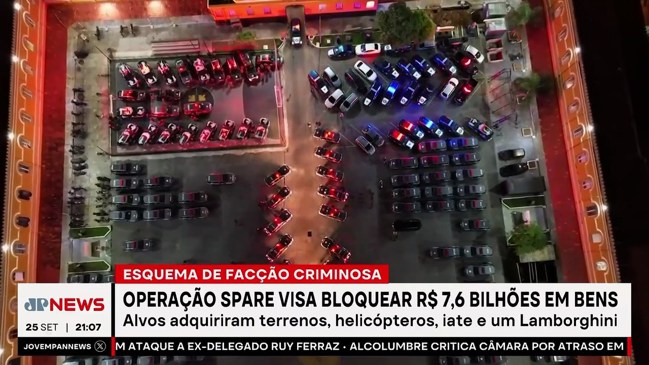 Operação Spare: PF bloqueia R$ 7,6 bilhões em bens de facção criminosa