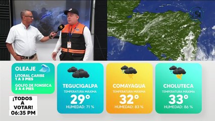 Cenaos anuncia cómo será el clima en Honduras este viernes.