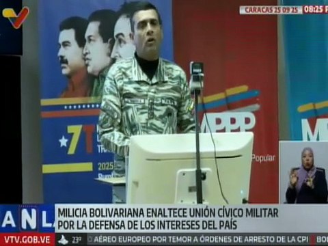 Milicia Bolivariana enaltece la unión cívico-militar-policial por la defensa de la patria
