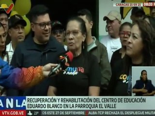 Gobierno de Caracas entregó recuperado el C.E.I. Eduardo Blanco en la parroquia El Valle