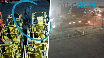 Brazen thieves make off with $700,000 worth of machinery