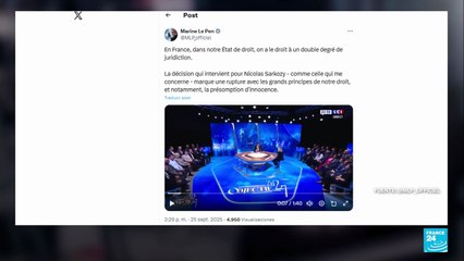 Políticos y ciudadanos franceses reaccionan a condena de Nicolas Sarkozy