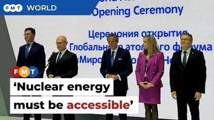 Nuclear energy must be accessible to all, says atomic agency chief