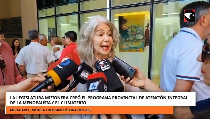 La Legislatura misionera creó el Programa Provincial de Atención Integral de la Menopausia y el Climaterio