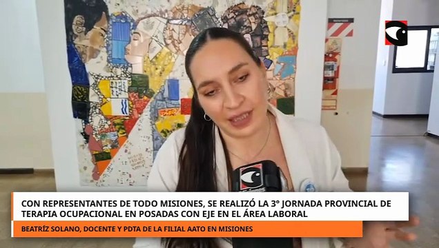 Con representantes de todo Misiones, se realizó la 3° Jornada Provincial de Terapia Ocupacional en Posadas con un eje centrado en el área laboral