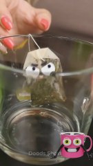 The tragic life of a tea bag ☕🔥😂 #reversefun #animation #comedy