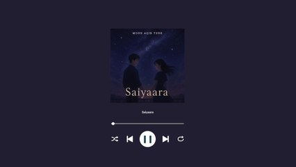 Saiyaara | Heart Touching Hindi Sad Song 2025 | Emotional Love Song | Mohd Aqib Turk