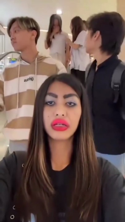 Face filter prank