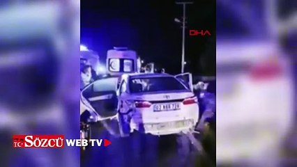 Gaziantep'te 2 otomobil çarpıştı; 1 ölü, 3 yaralı