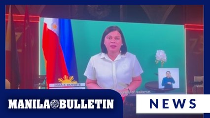 VP Sara sends greetings on China's 76th founding anniversary