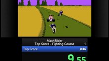 Mach Rider Top Score Fighting Course Speedrun