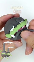 Making Galarian Weezing Pokémon out of clay #DIY #art #handmade #Pokemon #satisfying