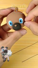 Making Rockruff Pokémon out of clay #pokemon #art #pokemonclay