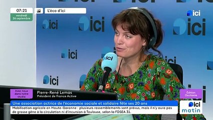 Pierre-René Lema président de l'association France Active qui fête ses 20 ans
