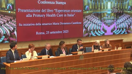 Roma - Conferenza stampa: Presentazione del libro "Esperienze orientate alla Primary Health Care (25.09.25)