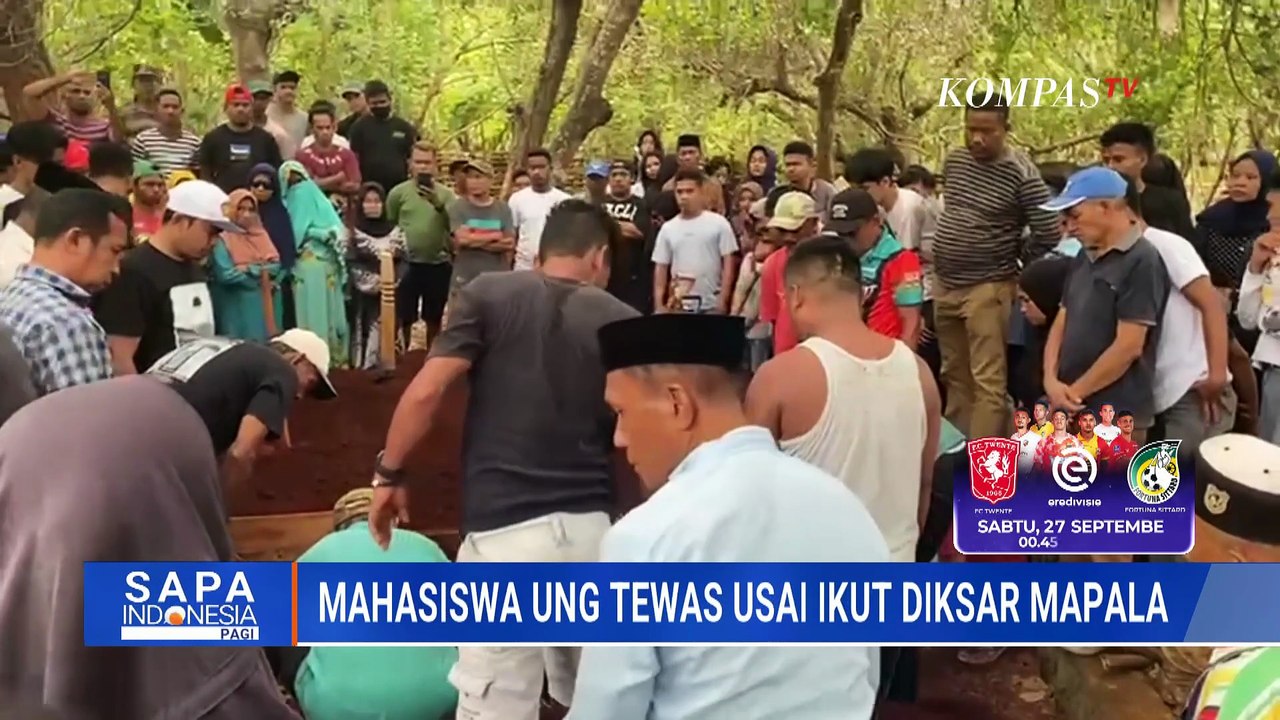 Mahasiswa UNG Tewas Usai Diksar Mapala, Korlap Akui Ada Tindak Kekerasan Fisik | SAPA PAGI