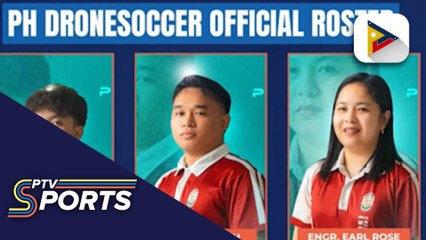 Official roster ng PH Dronesoccer team, ipinakilala na