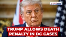 Trump Allows Death Penalty for Washington, DC Crime Cases