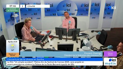 Vincent Ozange est le président de la Féderation des chasseurs de la Sarthe