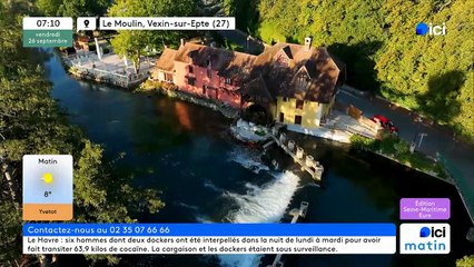 26/09/2025 - ici matin par ici Normandie (Seine-Maritime - Eure) en vidéo