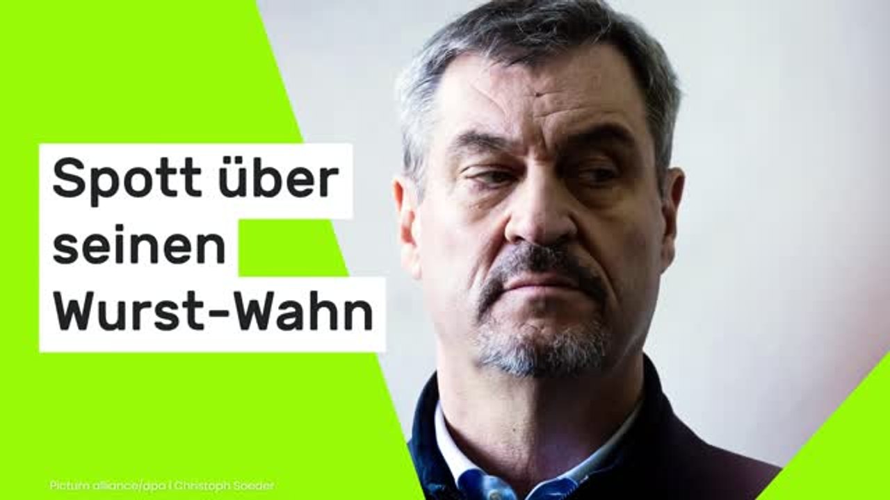 Markus Söder: Spott über seinen Wurst-Wahn - Französisches TV macht CSU-Chef zur Witzfigur