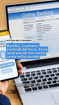 Paragone - Bonifici, scattano i controlli del fisco (25.09.25)