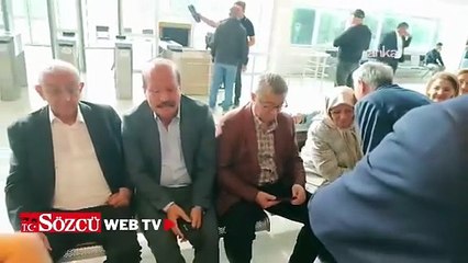 İmamoğlu’nun, annesi Havva, babası Hasan Marmara Cezaevi'ne geldi