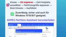 Windows 11 Bildschirm flackert? 👉 OS auf neue Festplatte migrieren!