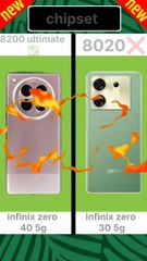Comparison video 2025  infinix zero 40 5g vs infinix zero 30 5g .