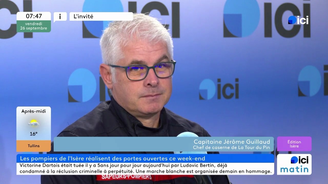 Portes ouvertes chez les sapeurs-pompiers de l'Isère