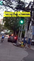 Glimpse of United Nations Avenue in Manila City in the Philippines