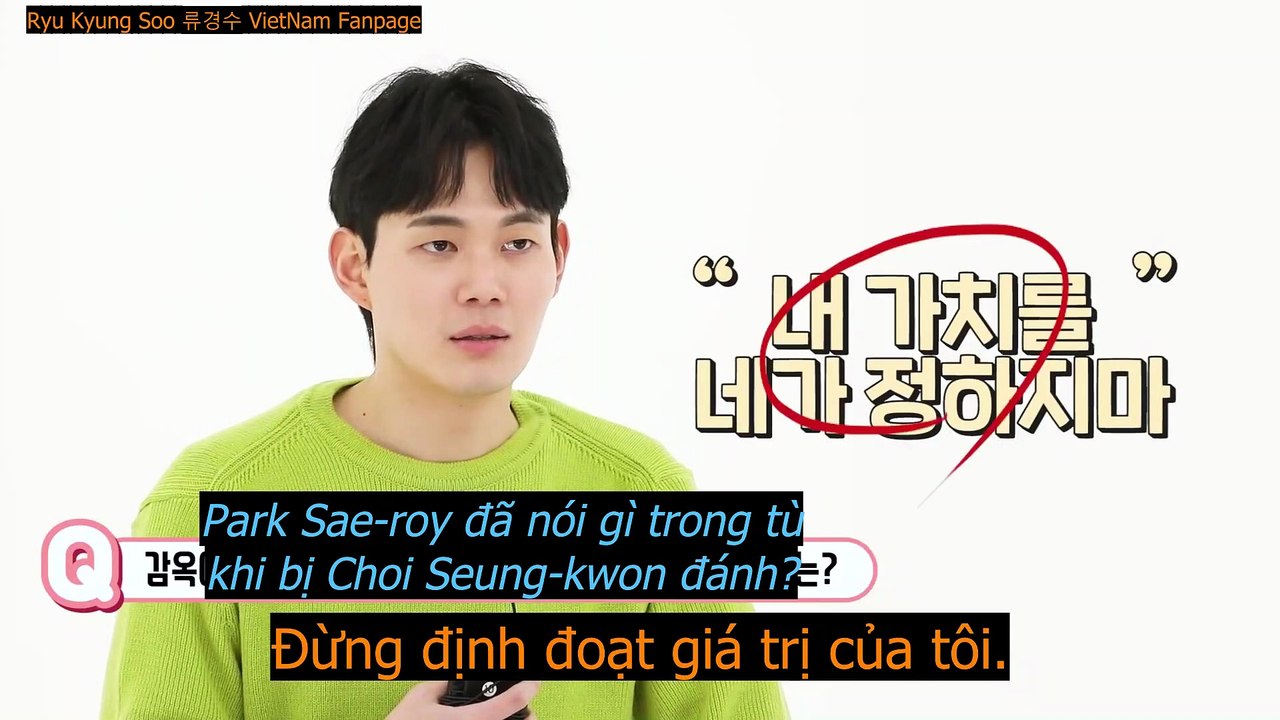 VIETSUB RYU KYUNG SOO NGƯỜI NẮM RÕ MỌI ĐIỀU VỀ ITAEWON CLASS
