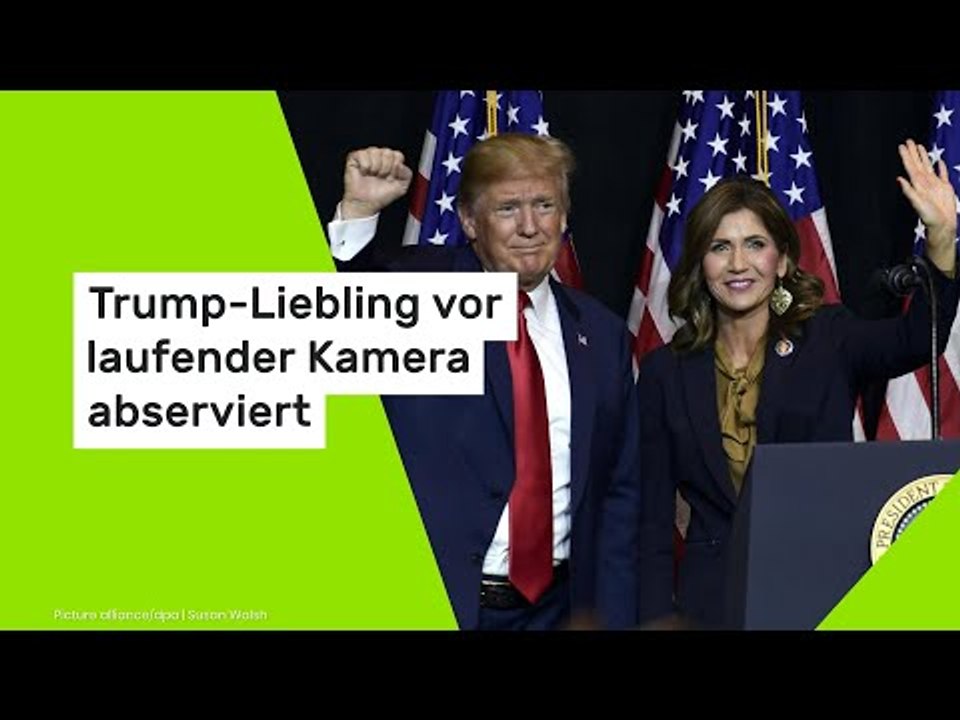 Trump-Liebling vor laufender Kamera abserviert
