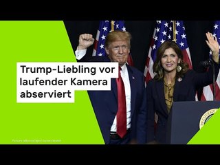 Trump-Liebling vor laufender Kamera abserviert