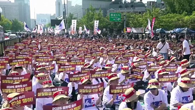 Eργαζόμενοι στη Νότια Κορέα πραγματοποιούν την πρώτη απεργία εδώ και τρία χρόνια