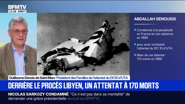 Procès libyen: Enfin notre préjudice a été reconnu , déclare Guillaume Denoix de Saint Marc, président des familles de l'attentat du DC10 d'UTA
