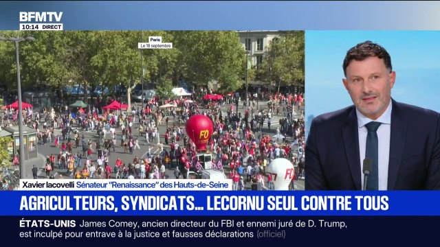 Budget: On a besoin d'avoir un accord entre la gauche de gouvernement et les Républicains en plus du bloc central , affirme le sénateur Renaissance Xavier Iacovelli