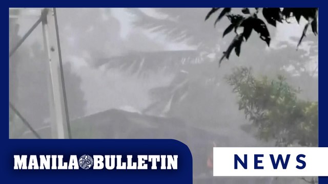 Tropical Storm 'Opong' batters Oriental Mindoro, forcing hundreds of thousands to evacuate homes
