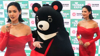 Esha Gupta: Jannat 2 Girl's Red-Ravishing Avatar For The Inauguration Of The Pavilion At Taiwan Expo | Mumbai