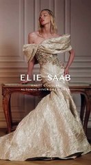 فخامة ملكية معاصرة يكتبها إيلي صعب في مجموعة الهوت كوتور خريف وشتاء 2025 -26