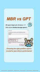 MBR vs GPT: What's the Difference and How to Switch?