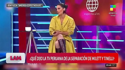 Ángel de Brito reveló por qué se terminó la relación de Tinelli y Milett