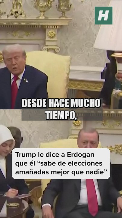 Donald Trump le dice a la cara al presidente de...