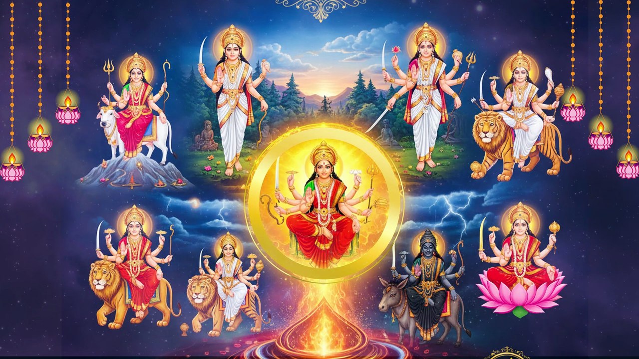 Nava Durga – 9 Divine Forms of Goddess Durga | Happy Navratri Special 2025 | Happy Dusshera 2025