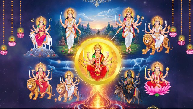 Nava Durga – 9 Divine Forms of Goddess Durga | Happy Navratri Special 2025 | Happy Dusshera 2025