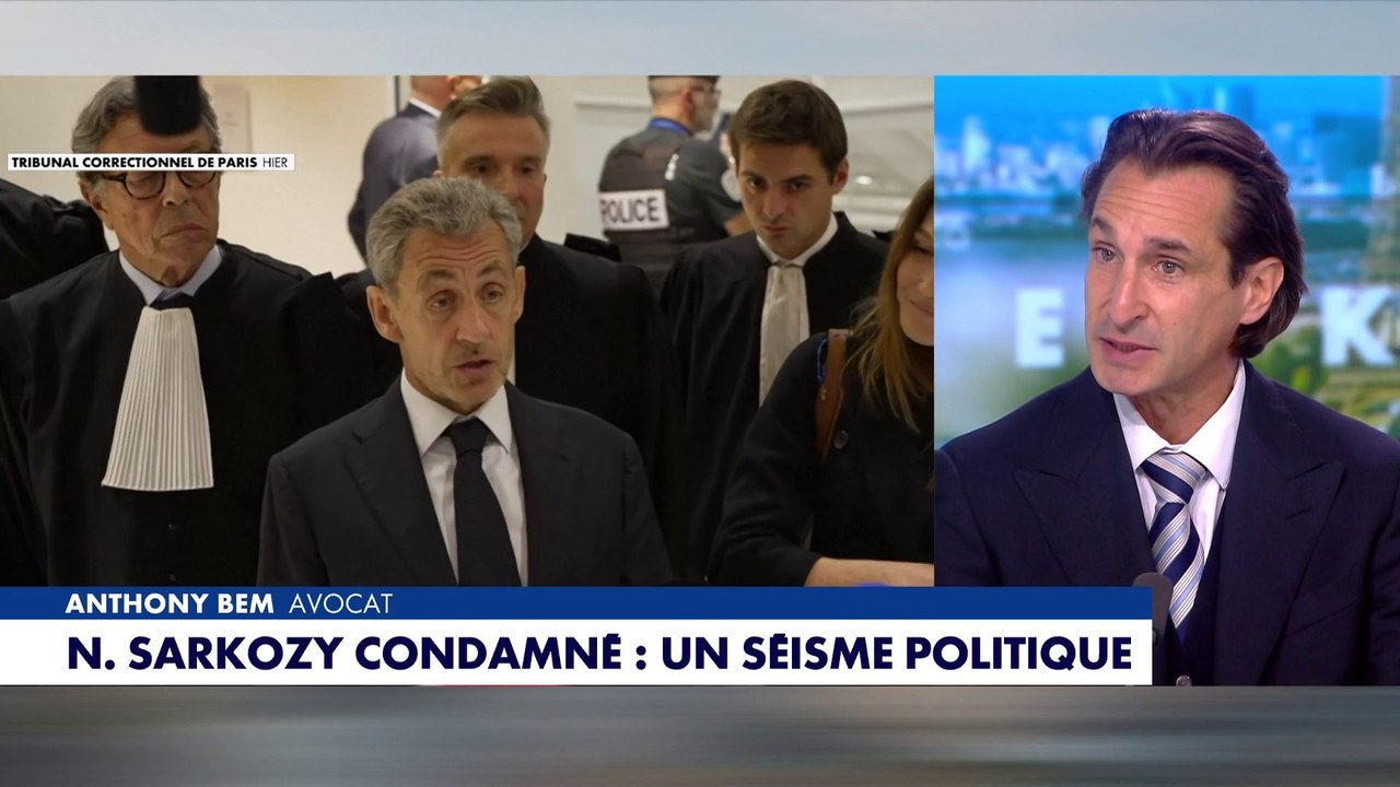Anthony Bem s'interroge sur la lourdeur de la peine prononcée à l'encontre de Nicolas Sarkozy