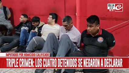 Triple crimen narco: los cuatro detenidos se negaron a declarar... ¿qué pasará ahora?