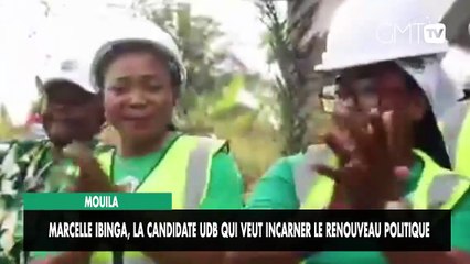 [#Reportage] Mouila : Marcelle Ibinga, la candidate UDB qui veut incarner le renouveau politique