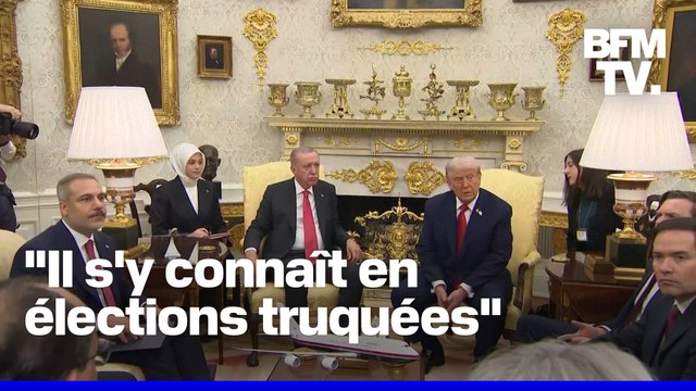 Donald Trump affirme que Recep Tayyip Erdogan s'y connaît mieux que personne en élections truquées