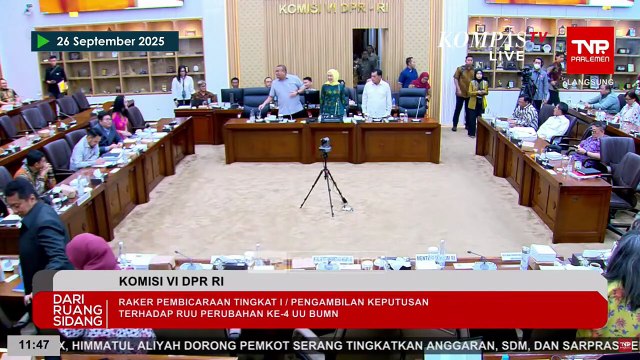 Tok! DPR Setuju Larang Rangkap Jabatan Menteri-Wamen Jadi Komisaris di BUMN